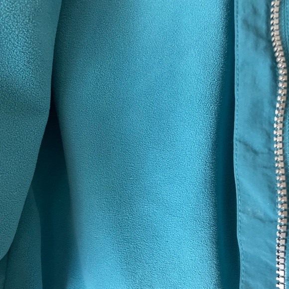 Lands End Women's Squall Hooded Jacket Jeweled Teal - Picture 5 of 10